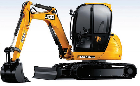 JCB 8040ZTS, 8045ZTS, 8050ZTS, 8050RTS Mini Crawler Excavator Service Repair Manual - Manual labs