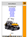 JCB Groundhog 6×4 Utility Vehicle Workshop Service Repair Manual Sn: 1157000 to 1158999 - Manual labs