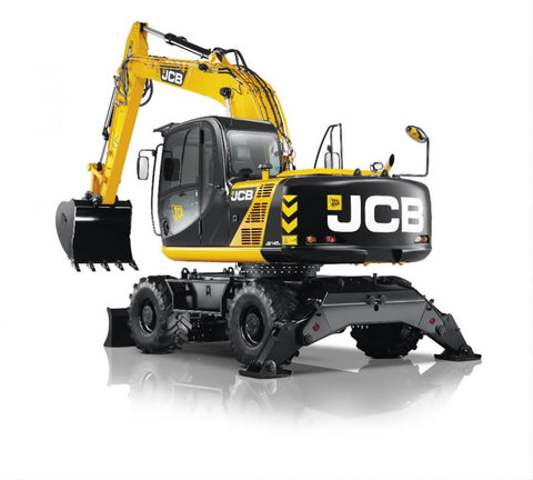 JCB JS145W, JS160W, JS20MH Wheeled Excavator Service Repair Manual - Manual labs