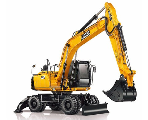 JCB JS200W Tier 2 and Tier 4i Engines Wheeled Excavator Service Repair Manual - Manual labs