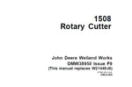 John Deere 1508 Rotary Cutter Operator’s Manual OMW38950 Download PDF - Manual labs
