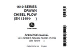John Deere 1610 SERIES DRAWN CHISEL PLOW (SN 13494- ) Operator’s Manual OMN200034 Download PDF - Manual labs