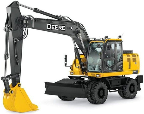 John Deere 190GW Wheeled Excavator Operation, Maintenance & Diagnostic Test Service Manual TM13247X19 - Manual labs