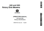 John Deere 240 and 245 Farm Loader Operator’s Manual OMW28596 Download PDF - Manual labs