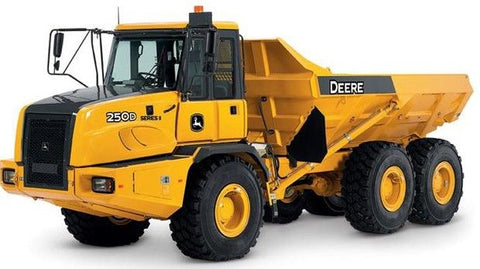 John Deere 250D , 300D Articulated Dump Truck Operation, Maintenance & Diagnostic Service Manual TM1160Manual labs