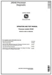 TM10333 - John Deere 2954D Processor Operation, Maintenance & Diagnostic Test Service Manual PDF Download - Manual labs