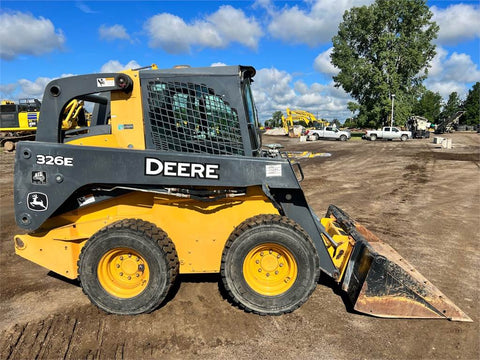 Download PDF For John Deere 326E Skid Steer Loader Operator's Manual OMT337542