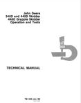 John Deere 340D, 440D Skidders, 448D Grapple Skidder Diagnostic, Operation and Test Technical Manual TM1436 - Manual labs