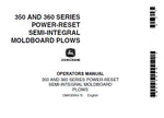 John Deere 350 AND 360 SERIES POWER-RESET SEMI-INTEGRAL MOLDBOARD PLOWS Operator’s Manual OMA30844 Download - Manual labs