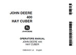 John Deere 400 Hay Cuber Operator’s Manual OME40431 Download PDF - Manual labs