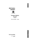 John Deere 484 Cotton Stripper Technical Service Repair Manual TM1153 - Manual labs