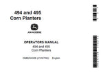 John Deere 494 and 495 Corn Planters Operator’s Manual OMB25002B Download PDF - Manual labs