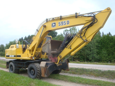 John Deere 595D Excavator Technical Service Repair Manual TM1445 - Manual labs