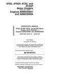 John Deere 870G, 870GP, 872G, 872GP Motor Grader Operator's Manual OMT278209 - Manual labs