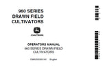 John Deere 960 Series Drawn Field Cultivators Operator’s Manual OMN200083 Download PDF - Manual labs