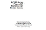 John Deere DF180 Series Powershift Transmission Technical Service Repair Manual CTM308 - Manual labs