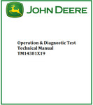 John Deere E60, E68 excavator Operation & Diagnostic Test Technical Manual TM14381X19 - Manual labs