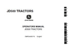 John Deere JD500 Tractors Operator’s Manual OMR34408 Download PDF - Manual labs