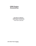 John Deere OEM Engine Accessories Technical Service Repair Manual CTM67 - Manual labs