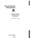 PDF Download John Deere RX63, RX73, RX75, RX96, SX75, SX96 Riding Mower Technical Service Repair Manual TM1391