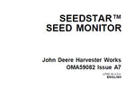 John Deere Seedstar Seed Monitor Operator’s Manual Download PDF - Manual labs