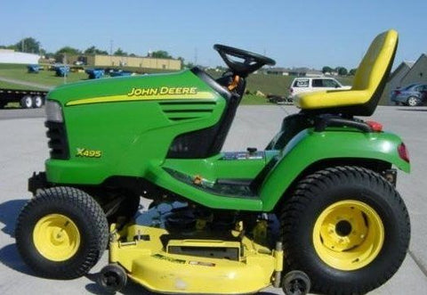 John Deere X495, X595 Garden Tractors Technical Service Repair Manual TM2158 - Manual labs