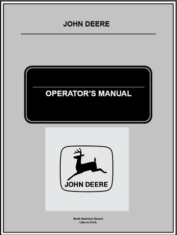 John Deere 500, 504, B550, B554 Tractor Operator's Manual OMSJ16415 - PDF File - Manual labs