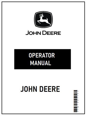 Download PDF For John Deere JD1654, JD1854, JD2054, JD2104 Tractor Operator's Manual OMAL209015