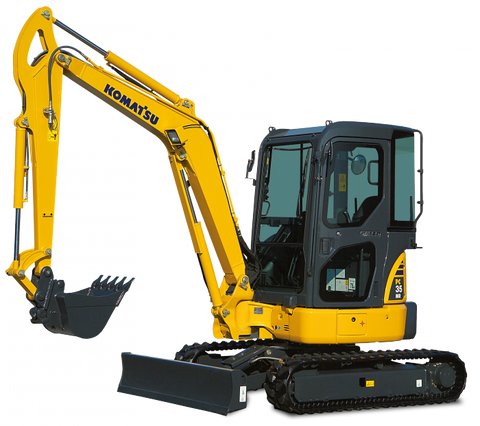 Komatsu PC27MR-3, PC30MR-3, PC35MR-3 Hydraulic Excavator Service Repair Manual Download PDF - Manual labs