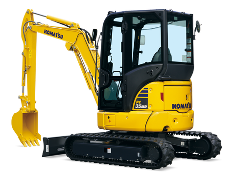 Komatsu PC30MR-5, PC35MR-5 Compact Hydraulic Excavator Service Repair Shop Manual Download PDF - Manual labs