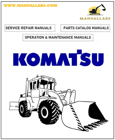 WA100-5 Komatsu Wheel Loader Parts Catalog Manual S/N 70001-UP