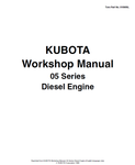 Download PDF For Kubota 05 Series Diesel Engine Workshop Service Repair Manual - PDF File