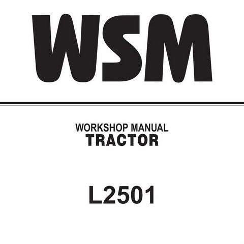 Kubota L2501 Tractor Workshop Service Repair Manual - Manual labsKubota L2501 Tractor Workshop Service Repair Manual - PDF File Download