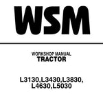Kubota L3130, L3430, L3830, L4630 & L5030 Tractor Workshop Service Repair Manual - Manual labs