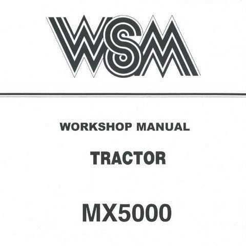 Kubota MX5000 Tractor Workshop Service Repair Manual - Manual labs