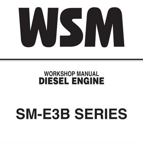 Kubota SM-E3B Series Diesel Engine Workshop Service Repair Manual - Manual labs