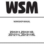 Kubota ZD1211, ZD1211R, ZD1211L, ZD1211RL Zero Turn Mower Workshop Service Repair Manual - Manual labs