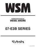 Download PDF For Kubota 07-E3B Series Diesel Engine Workshop Service Repair Manual - PDF File