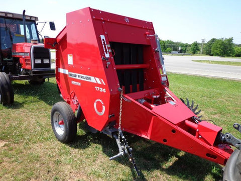Download PDF for Massey Ferguson MF 1734, 5134 Round Baler Workshop Service Repair Manual