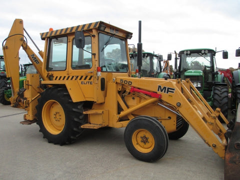 Download PDF for Massey Ferguson MF 50D Tractor Parts Catalog Manual