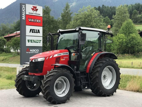 Download PDF for Massey Ferguson MF 5711 Tractor Parts Catalog Manual (JB037005-999999)