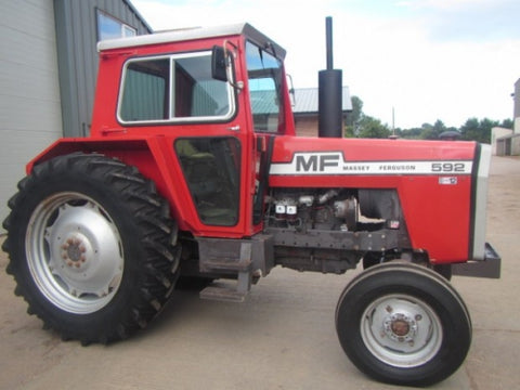 Download PDF for Massey Ferguson MF 592 Tractor Parts Catalog Manual