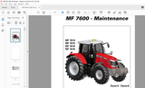 Download PDF For Massey Ferguson MF7614, MF7615, MF7616, MF7618 Tractors (Essential version Dyna-4 – Dyna-6) Operation and Maintenance Manual