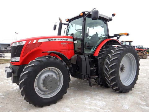Download PDF for Massey Ferguson MF 8660 Tractor Parts Catalog Manual (B083040 - F348030)