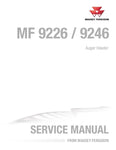 Massey Ferguson MF 9226, 9246 Auger Header Workshop Service Repair Manual - Manual labs