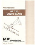 Download PDF For Massey Ferguson 226 Utility Blade Parts Catalog Manual