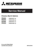 Mitsubishi FB20K PAC, FB25K PAC Forklift Truck Service Repair Manual - Manual labs