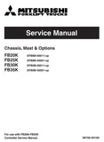Mitsubishi FB20K PAC, FB25K PAC Forklift Truck Service Repair Manual - Manual labs