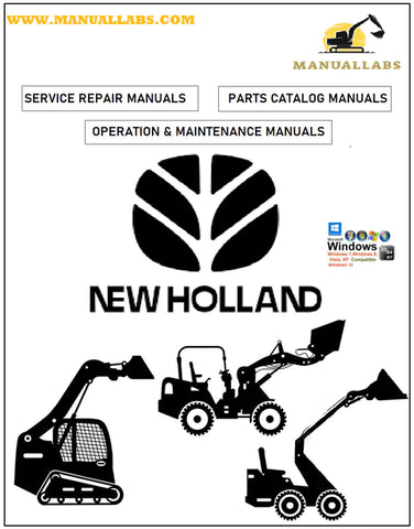 New Holland Skid Steer Loader, Compact Track Loader 200 Series Service Repair Manual 84423865 - Manual labs