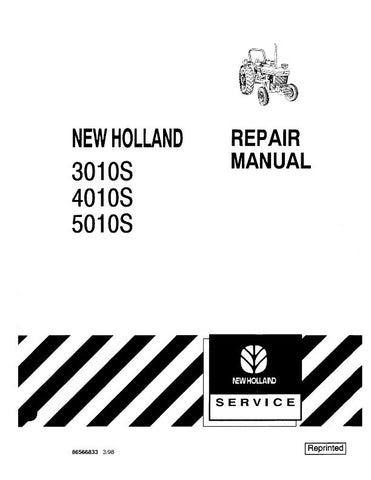 New Holland 3010S, 4010S, 5010S Tractor Service Repair Manual 86566833 - Manual labs